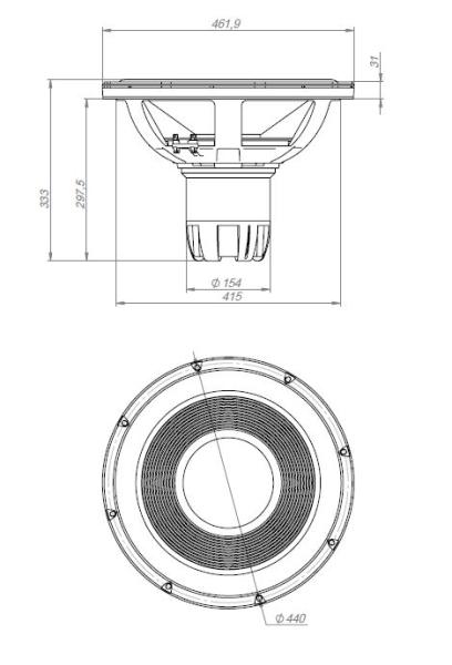 Preview: Eighteensound 18NTLS5000 - 18" Subwoofer, 4 Ohm Preview: Eighteensound 18NTLS5000 - 18" Subwoofer, 4 Ohm